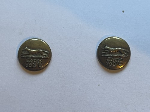 Two bedale hunt brass - hunt,