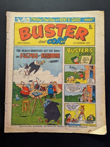 Buster and cor comic 23rd - buster,