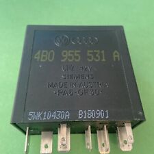 VW AUDI SKODA SEAT WINDSCREEN WASHER WIPER RELAY 4B0 955 531 A RELAY 377