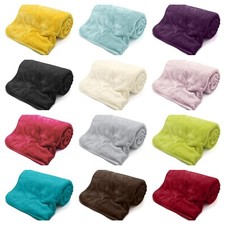 Fleece Blanket Large Bed Sofa