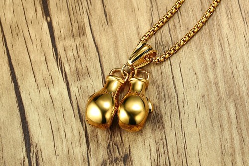Gold silver plated boxing - gold,