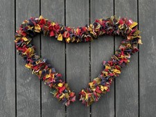 Make A Rag Rug Garland Kit, Everything Incl, Pure Wool, Perfect Christmas Gift