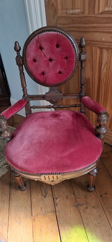 Victorian mahogany carved - victorian,