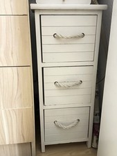 Malvern White Finish 3-Drawer