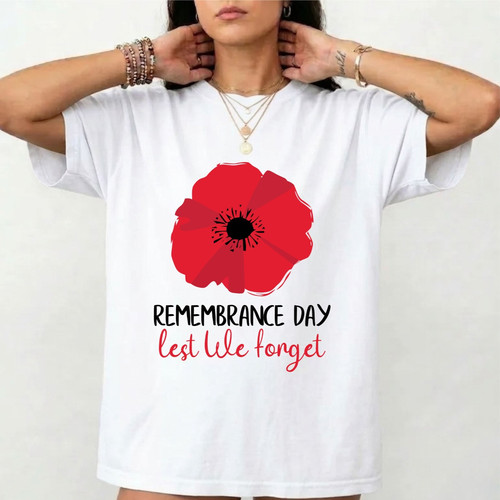 Remembrance day poppy - remembrance, t-shirt