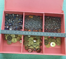 Lot of screws and bolts for a repeater pocket watch, moon-shaped pocket...