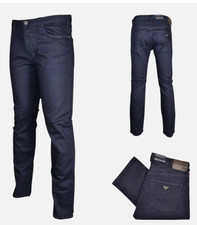 Emporio armani mens Jeans  J21 SOLID BLUE W32 L30  RRP £150 #HO1