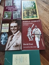 Five cricket books by David