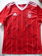 Nottingham Forest Legends Signed Football Shirt x22 - Football Autograph, Clough