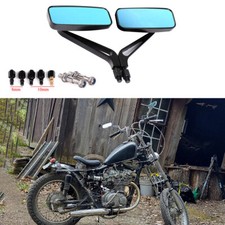 Black 10mm/8mm Rectangle Pair