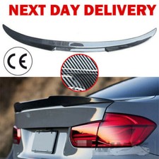 For BMW 'M Sport' 3 Series M3 F30 F80 High Kick Ducktail Spoiler Carbon Print