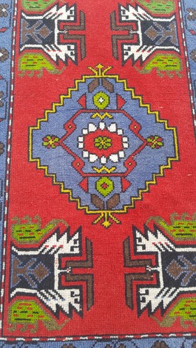Vintage retro runner - retro, rug