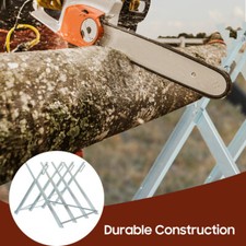 Metal chainsaw log cutting - metal,