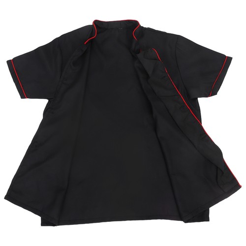 Breathable black unisex chef - breathable,