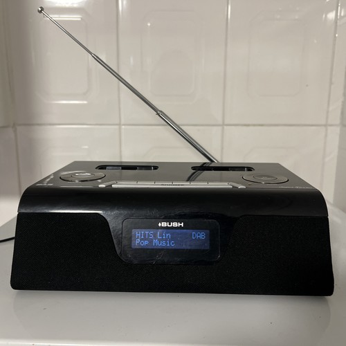 Bush dab clock radio with - clock,