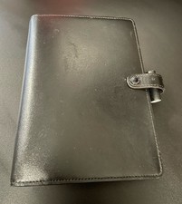 Filofax Personal Buckingham Italian Leather Organiser - Black