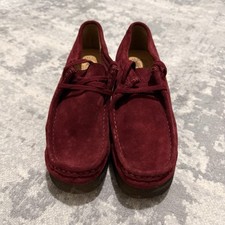 Clarks Original’sWomen's Platform Suede Wallabee Lace Up Comfy Shoes UK 8 /EU42