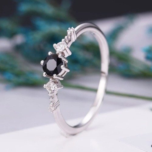 1ct round black diamond - 1ct,