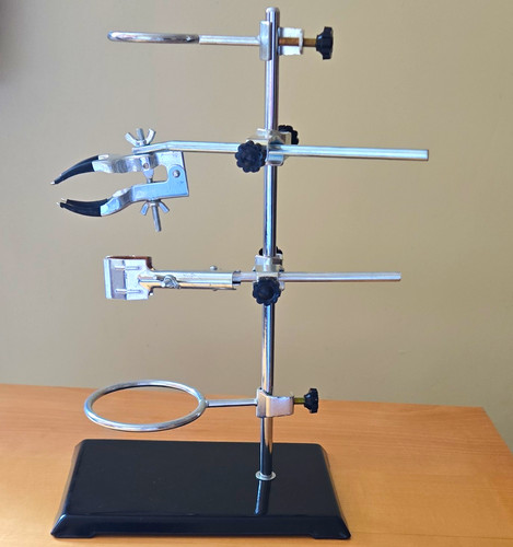 Retort stand set with - base, &