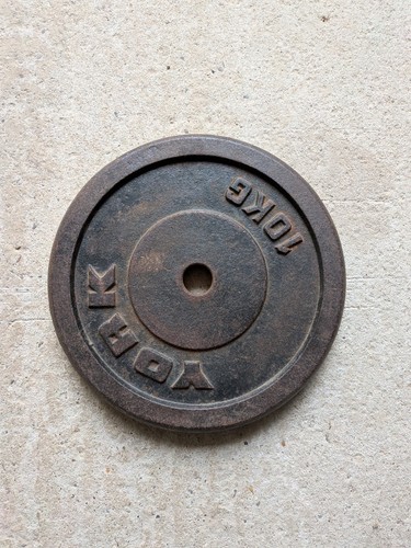 York cast iron weight plate - cast,