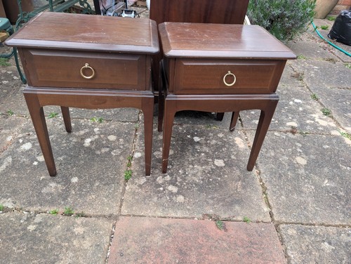 Stag minstrel bedside tables - minstrel,