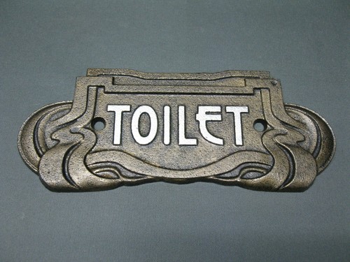 Sign cast iron - iron, style