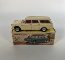 Vintage French Dinky 525 Commerciale 404 Peugeot Cream In Original Box