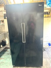 Swan black Freestanding Fridge