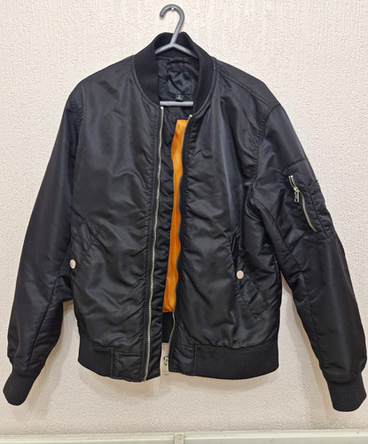 Bomber jacket black - h&m,