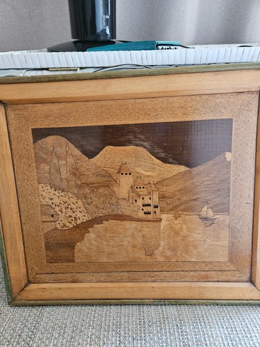 Marquetry picture - marquetry,