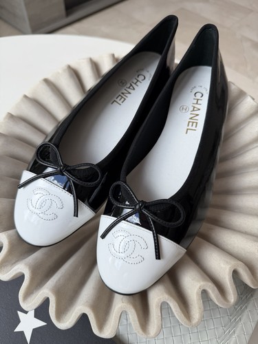 Chanel black patent leather - chanel,