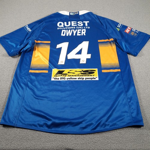 Leeds rhinos rugby shirt - rhinos, mens