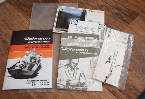 Johnson outboards manual - outboards,