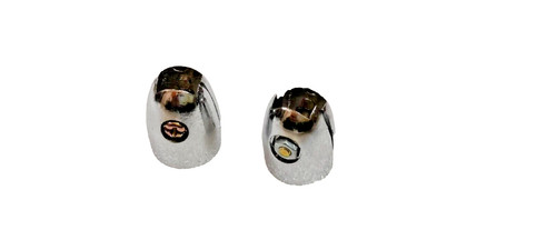 Chrome legshield rubber - chrome,