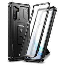 Dexnor for Samsung Galaxy Note 10 Case Heavy Duty Rugged Cover with Kickstand