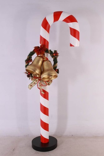 Christmas candy cane with - christmas,