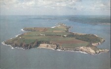 Caldey Island Wales Aerial