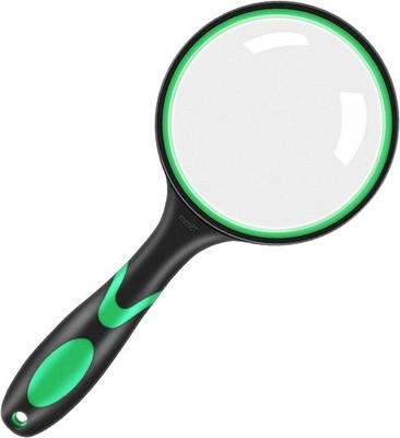10x magnifying glass - magnifying, large