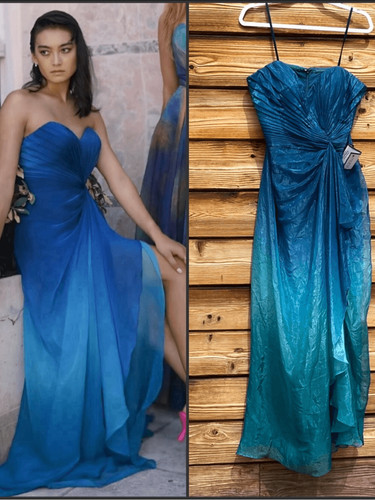 Nwt strapless teal - strapless,