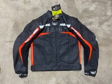 BERIK Race GPX Mens Leather Motorcycle Jacket UK 38"- 39" Chest (RRP £302) (C56)