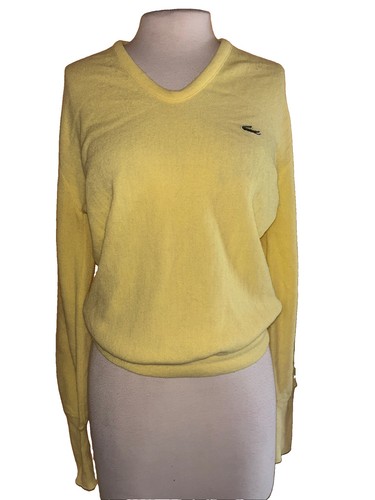 Lacoste yellow sweater - yellow,