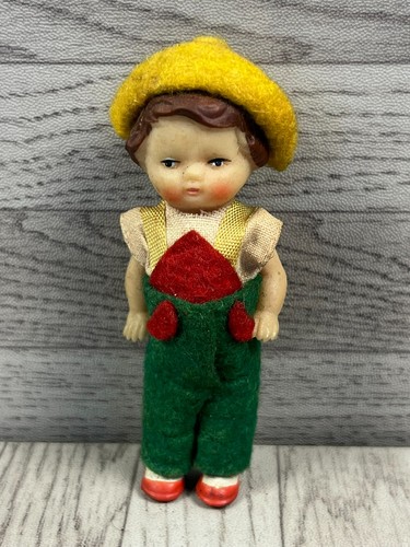 Vintage small doll rubber - vintage,
