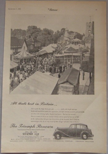 1951 triumph renown original - 1951,
