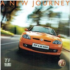 MG TF LE500 1.8 LITRE 16v ROADSTER ORIG. 2007 FACTORY UK SALES BROCHURE / POSTER