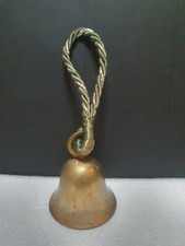 Vintage Brass Bell Loop Hanging Bell - Goat, Farm etc 