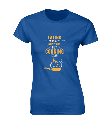 Cooking art ladies t - an,