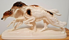 Figurine of Two Borzois dogs