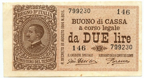 Lire buono cassa effige - 2,