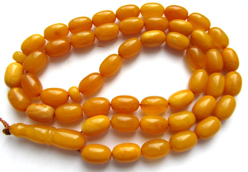 Amber rosary islamic prayer - amber,