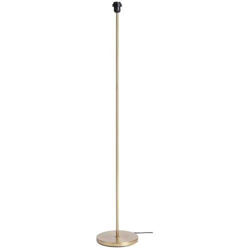 Brass floor lamp base only - brass,